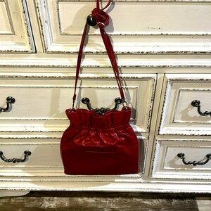 Red Leather Hobo